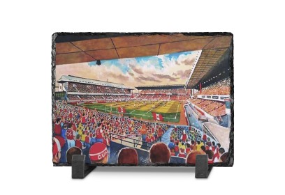 Highbury Stadium Fine Art Slate Presentation - Arsenal FC